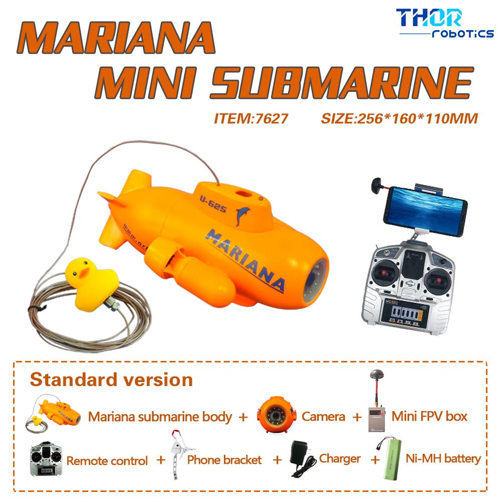 ThorRobotics Underwater Drone Mini Mariana FPV RC Submarine HD Waterpr Thor robotics